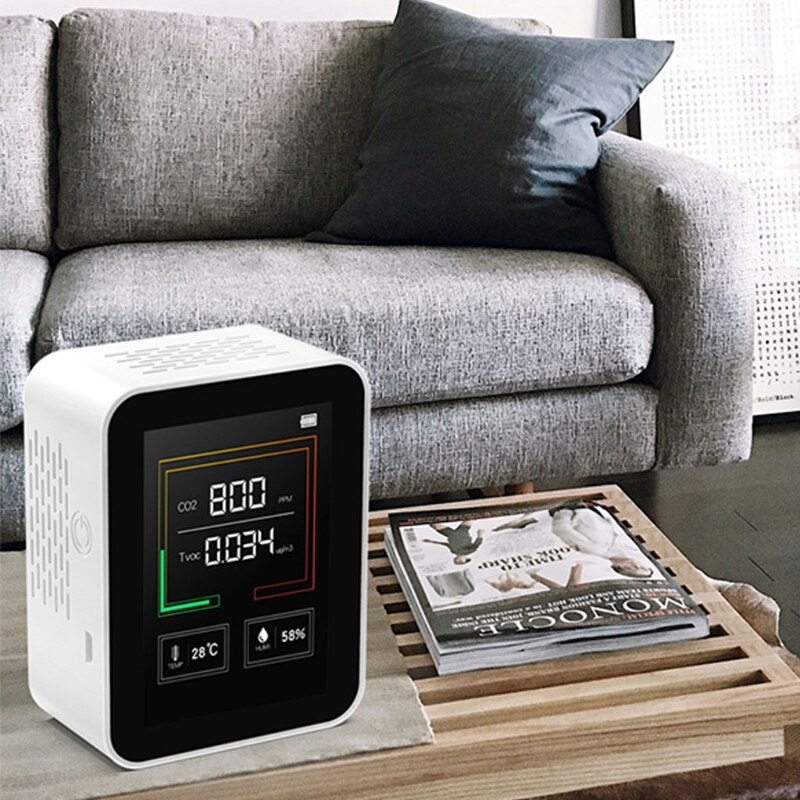Co2 meter luchtmonitor koolstofdioxidesensor  co2 detector
