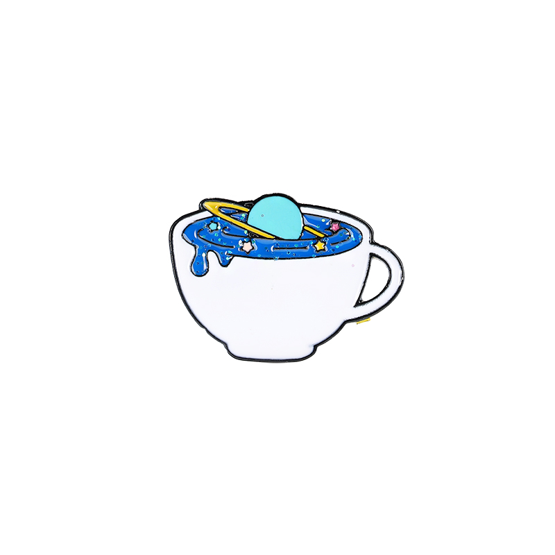 Espresso barista kaffe broche mini metal retro brocheess smuk badge cafe kaffe fødselsdag prerent konkurrence souvenir