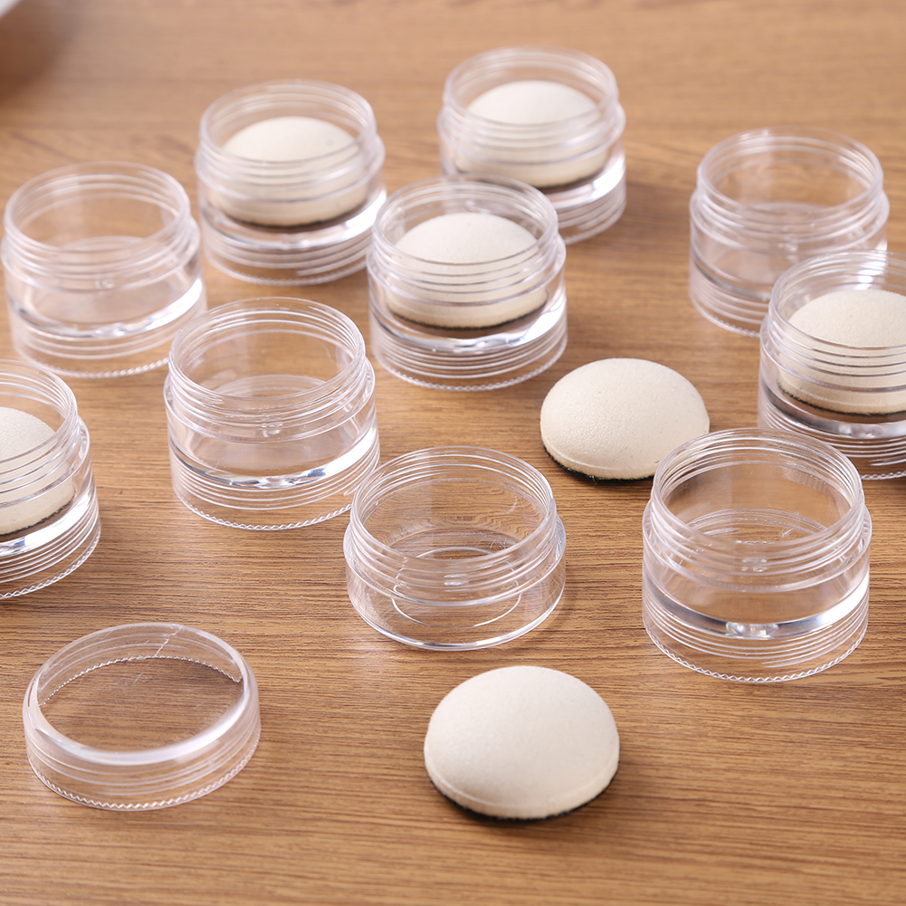 Mini Tinte Mischen Werkzeug Spalte Runde Gewölbte Schaum Minen Ersatz Applikatoren Lagerung Gläser für Scrapbooking Stanzen Werkzeuge