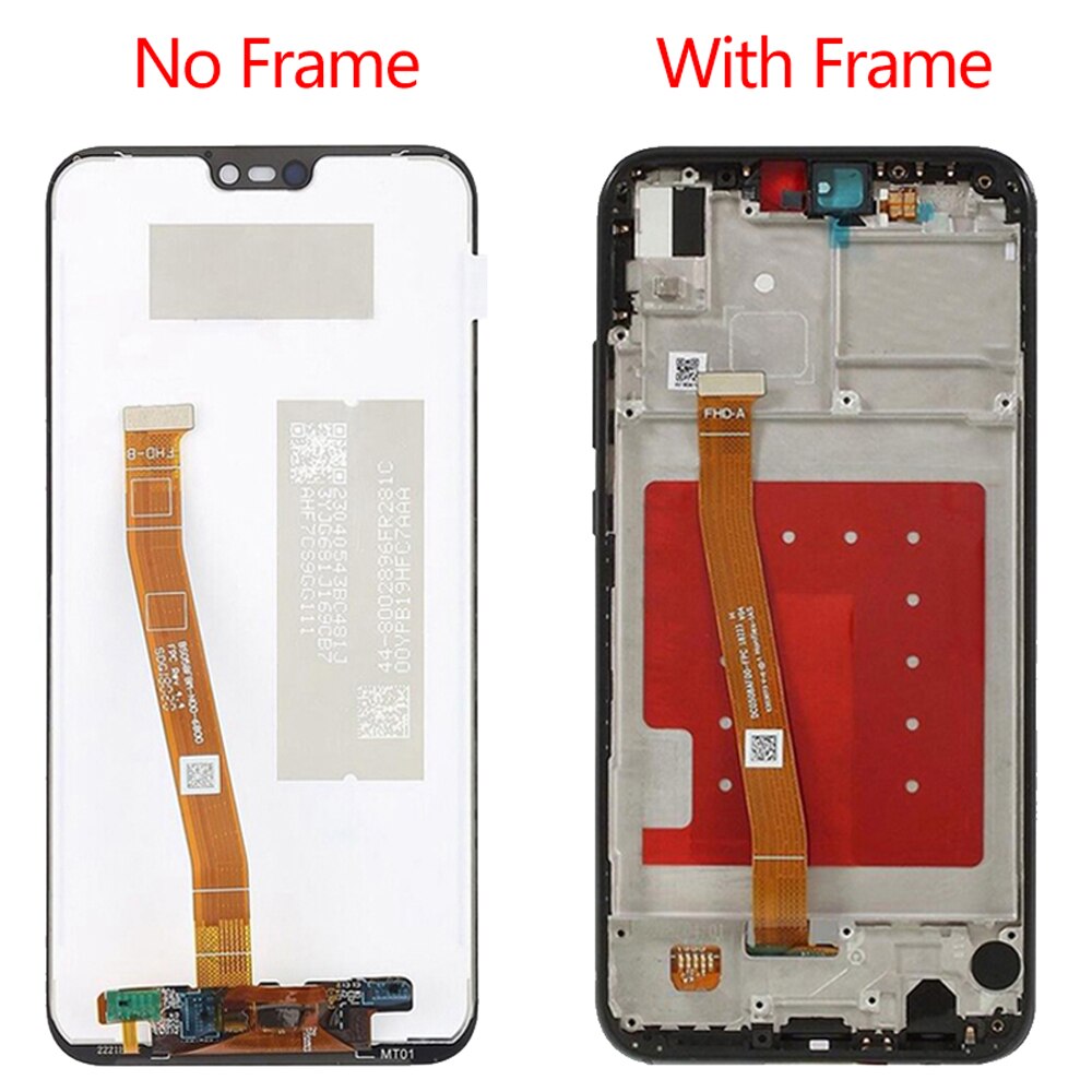 5.84 "Aaa + + + Lcd Voor Huawei P20 Lite Lcd-scherm Met Touch Screen Digitizer Module Vervanging Display Voor Huawei nova 3E Lcd