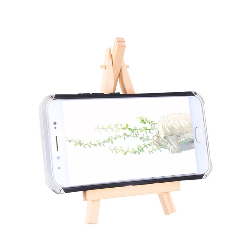 1 pièce Mini chevalet cadre trépied affichage en bois enfants peinture à l'huile support bois artisanat téléphone fête de mariage porte-carte