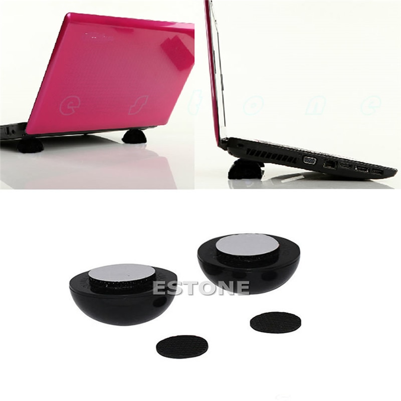 Laptop Notebook Cool Ball Cooler Stand Coolball Koeler + Skidproof Pad, Laptop Ball Cooler Stander Cooling Pad