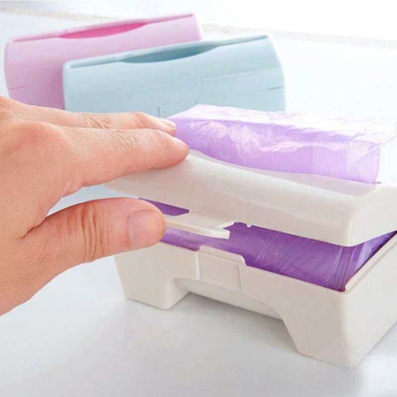 1 pc affaldsposer opbevaringsboks køkken gadgets container plastboks vægmonteret badeværelse organisation organisator