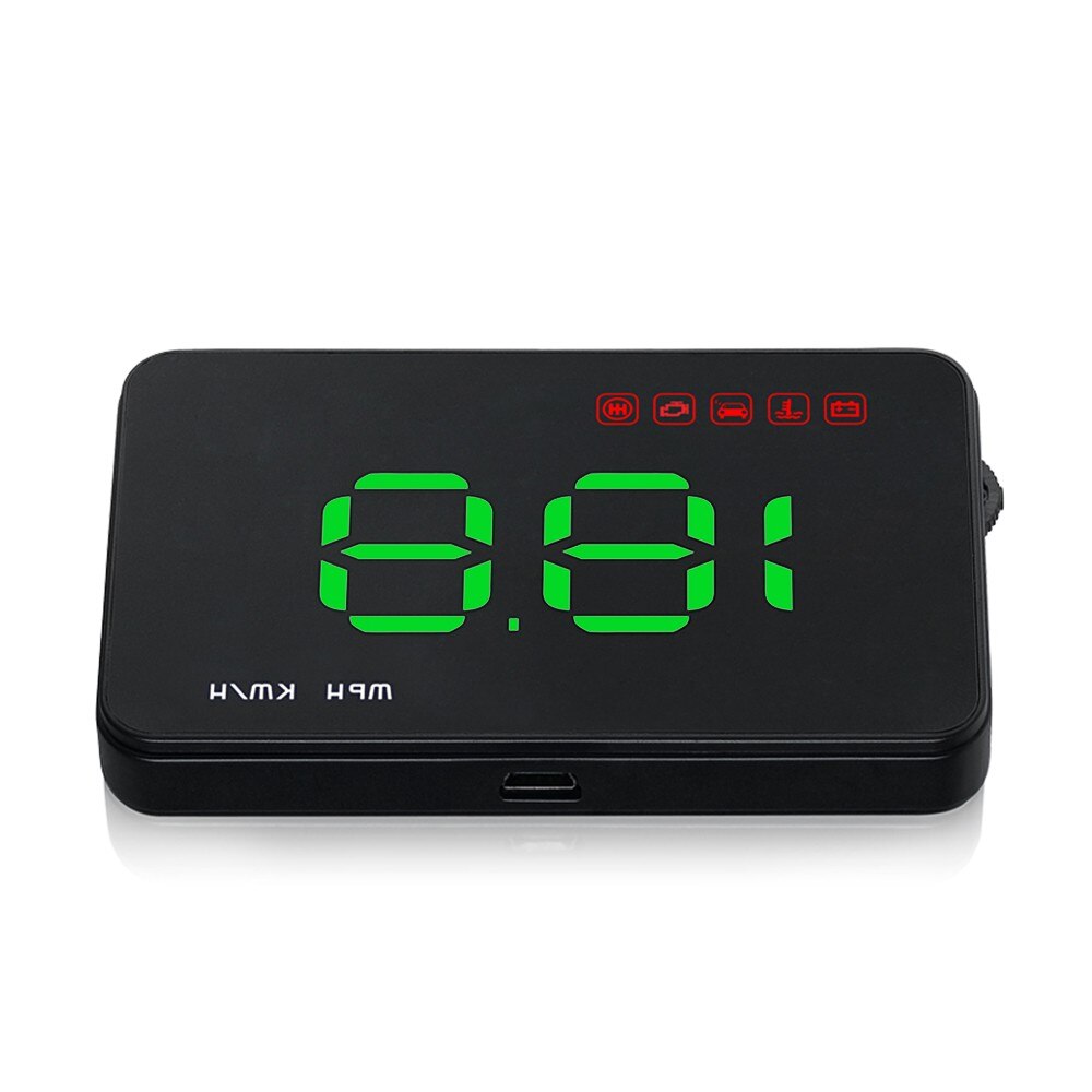 Pantalla de 3,5 "OBD2/OBD HUD para proyector, pantalla de advertencia de velocidad, pantalla HUD Digital para coche, pantalla frontal de navegación