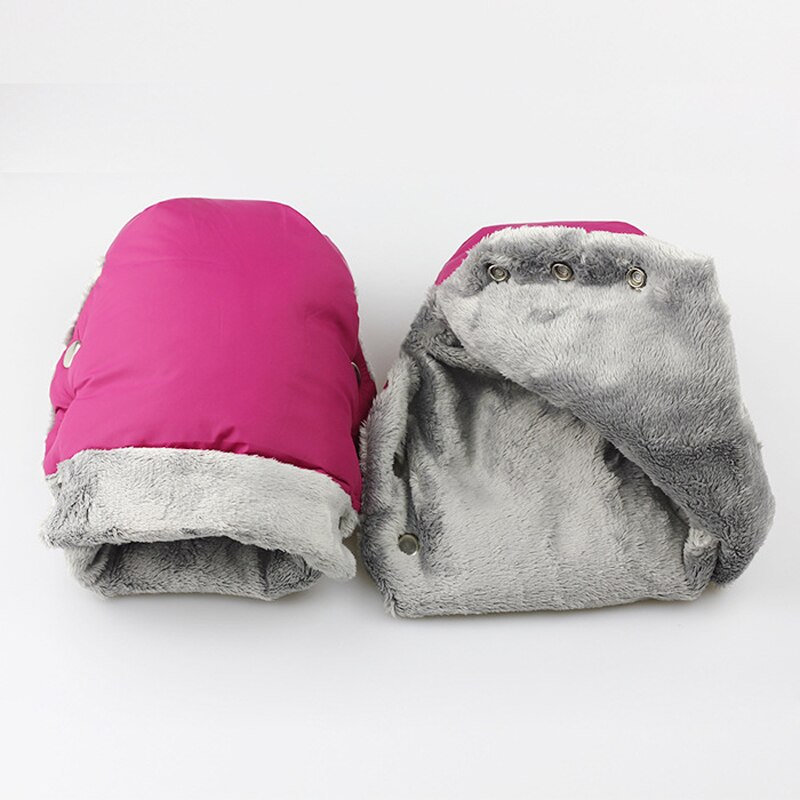Vinter varma barnvagnshandskar sittvagn handmuff vattentät barnvagn tillbehör vantar babytillbehör barnvagn clutch vagn handskar