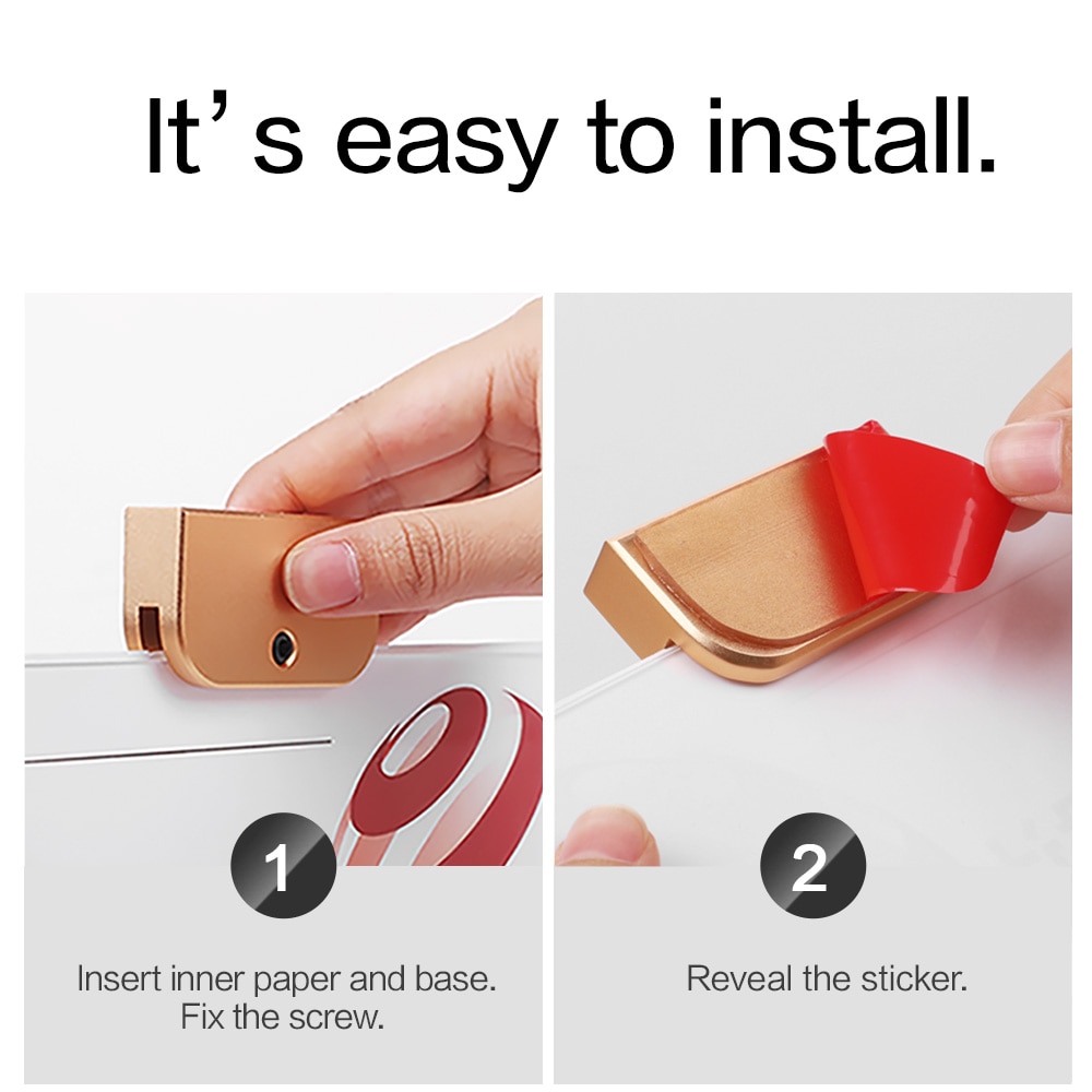 sviao A4 Simple Hanging Acrylic Board Sign Holder Wall Mounted Card Holder