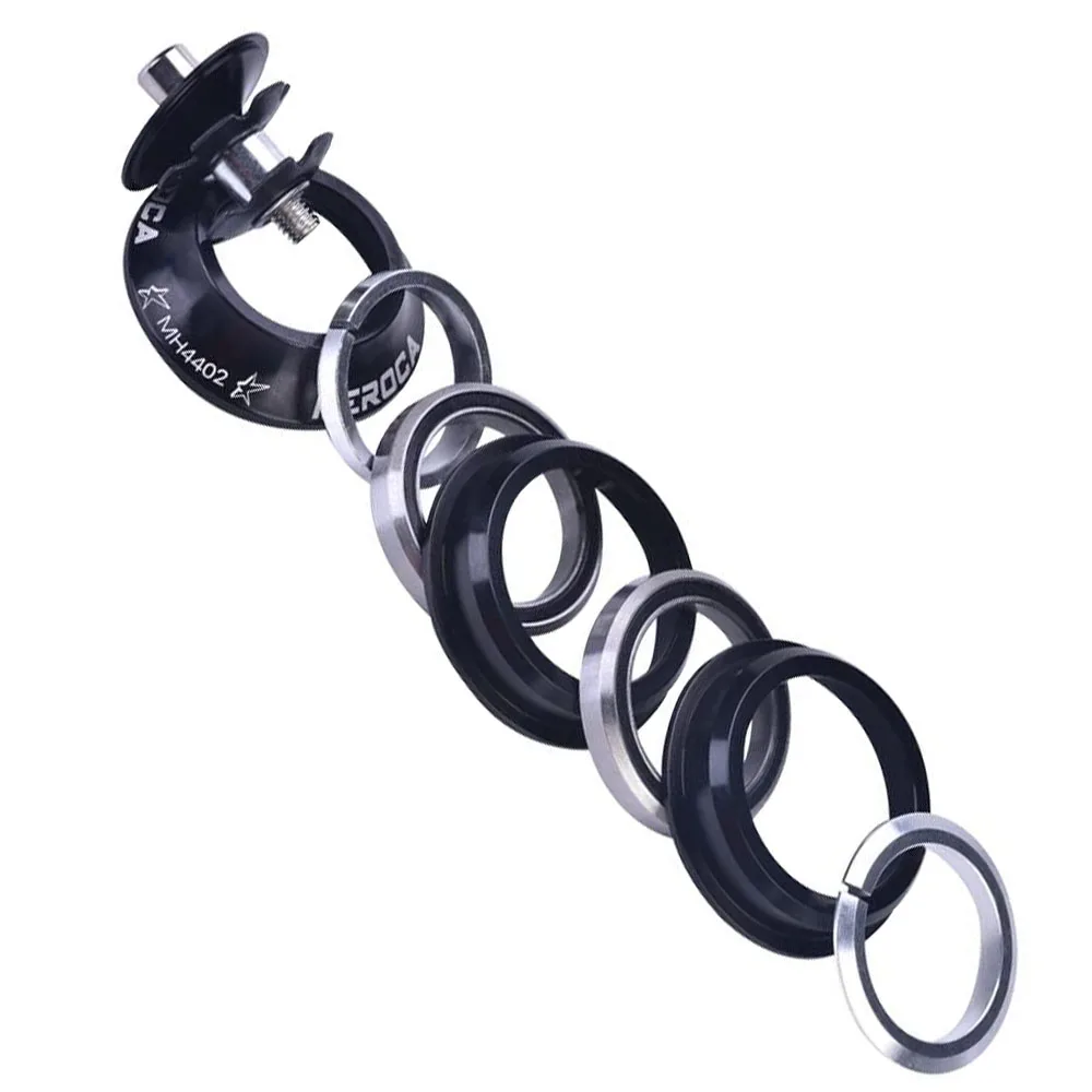 Bicycle Headset 44mm 2 Bearing Clock 1 1/8 For Road MTB Bike BMX Integrated Steering Parts For 28.6 Straight Tube Fork