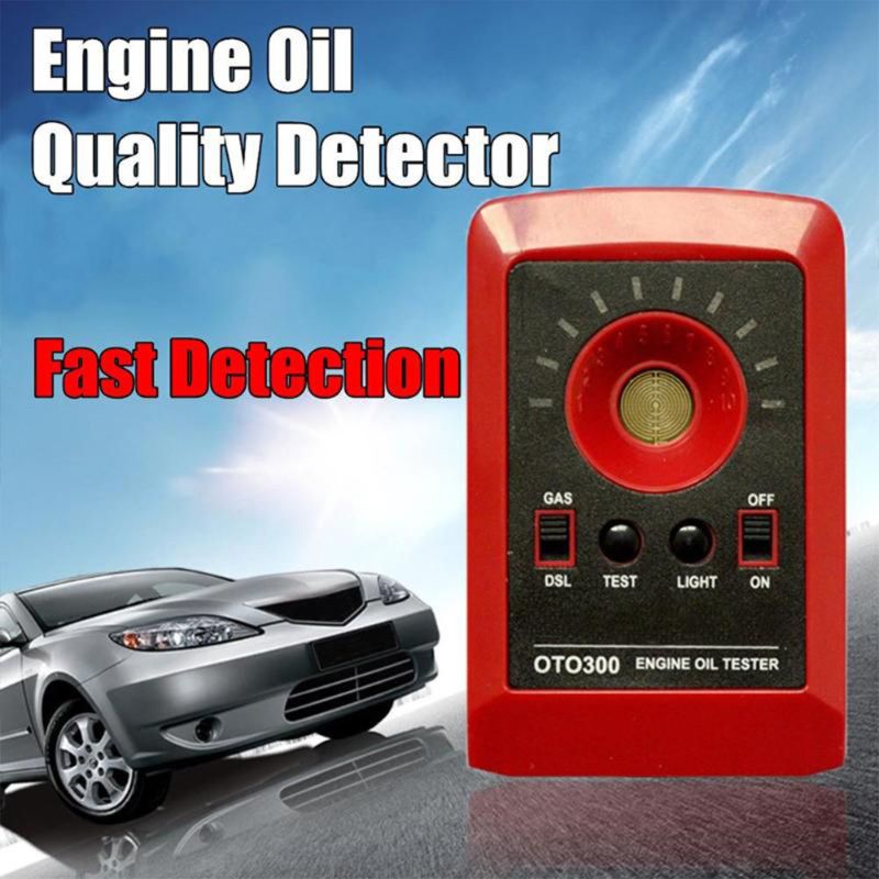 OTO300 Car Digital Oil Tester Motor Engine Detector Gas Diesel Analyzer