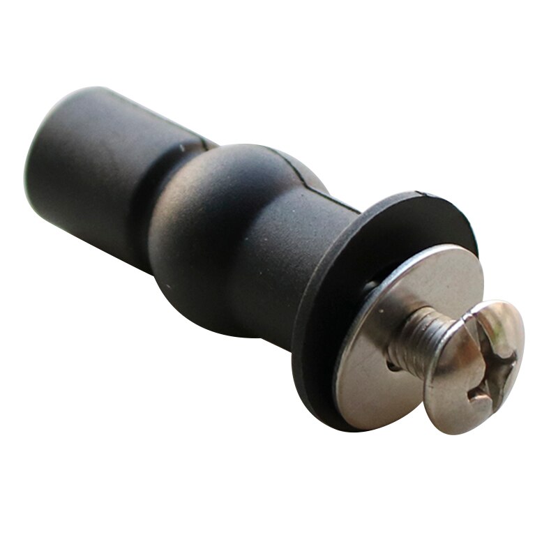 Toilet Seat TOP FIX Seat Hinge Hole Fixings Well Nut Screw Rubber Back to Wall Pair