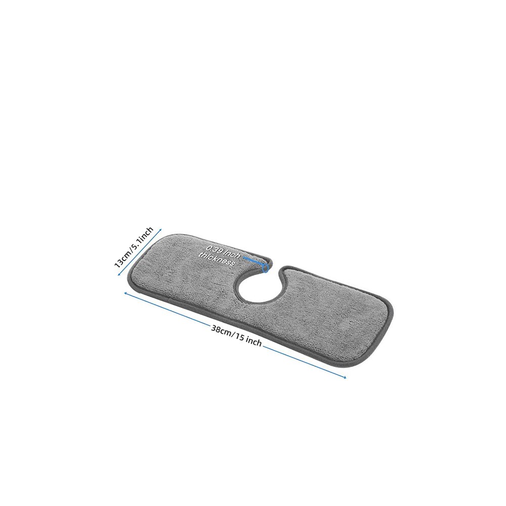 Tapis absorbant pour évier de cuisine, en microfibre, protection contre les éclaboussures de robinet, de comptoir, pour le séchage de la cuisine, de la salle de bain, 4 tailles