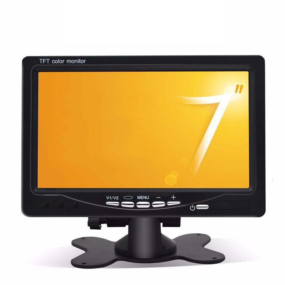 Pantalla de visualización trasera del Monitor del reposacabezas del coche de 7 pulgadas y pantalla de Tv del coche de la Cámara de respaldo inversa de la Vista trasera del Wifi