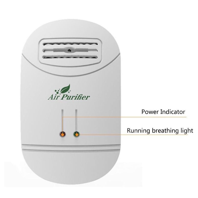 Home Negative Ion Generator AD-Ionizer Air Purifier Remove Formaldehyde Smoke Dust Purification Home Room Deodor Air D0AB