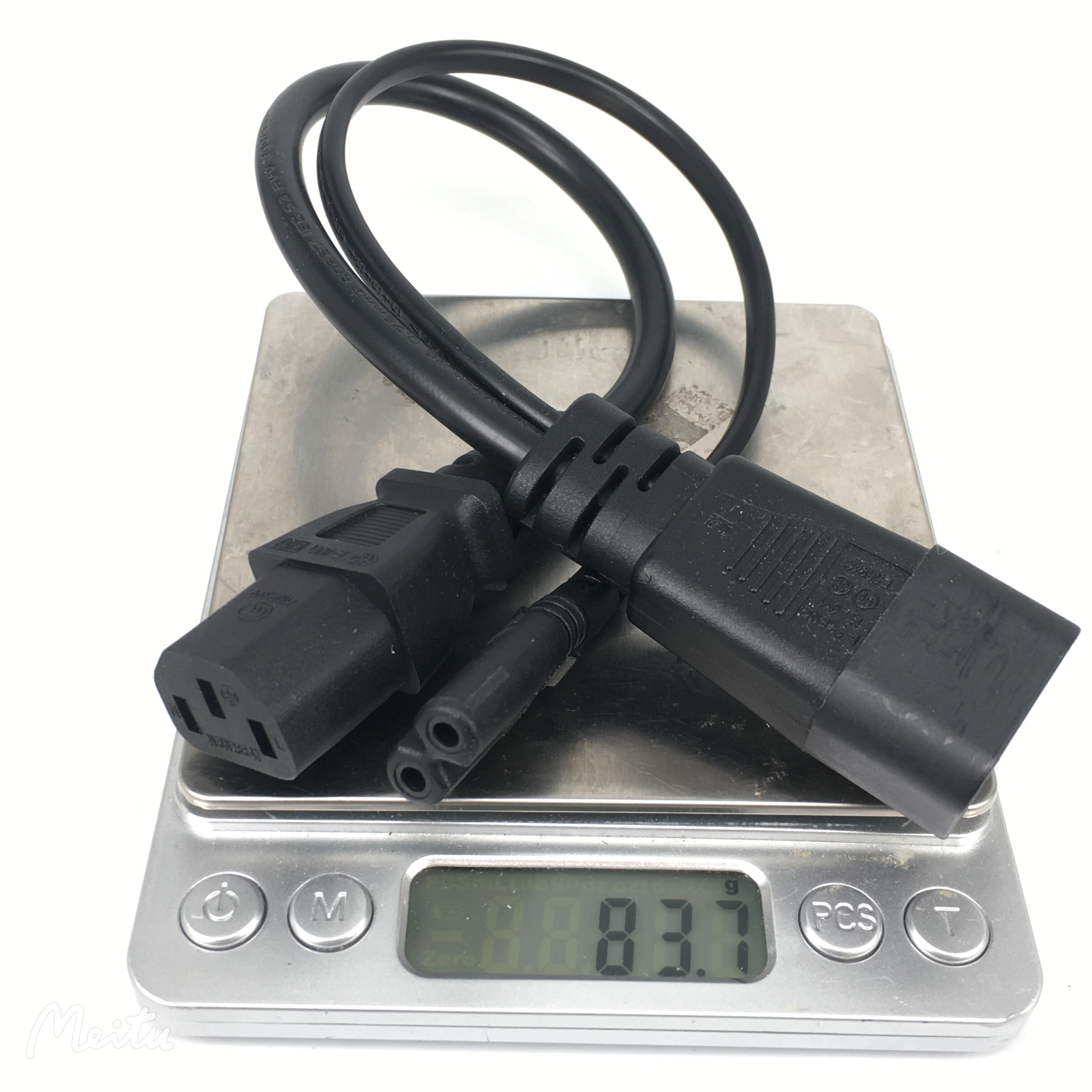 IEC320 C14 Naar IEC320 C13 + C7 Y Netsnoer Splitter Kabel Adapter Kabel Voor PC Monitor Scanner En Printer