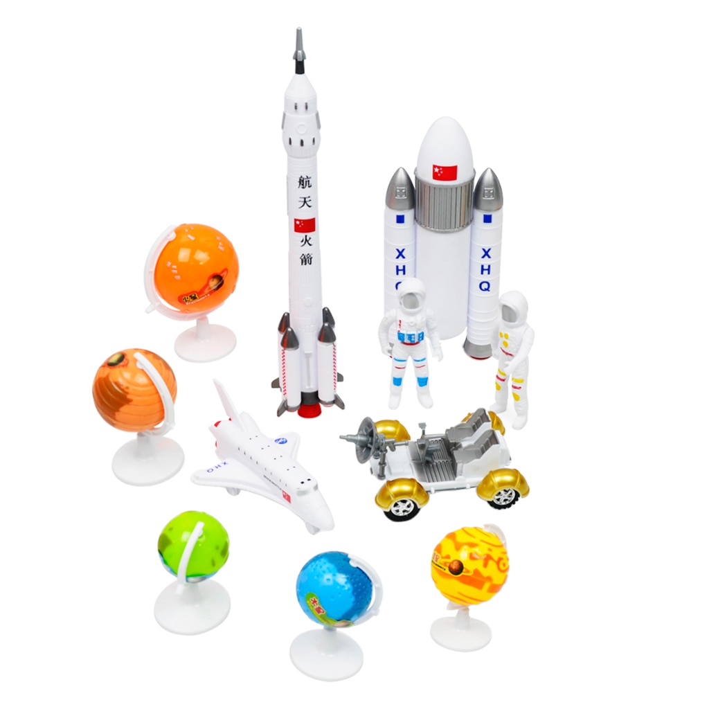 Ruimte Exploratie Speelgoed Pak Model Kinderen Plastic Educatieve Puzzel Speelgoed