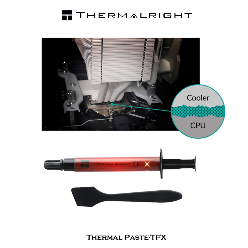 Thermalright – pâte thermique TFX 14.3 w/m-k, Non conductrice, pour CPU, GPU, ordinateur portable, ordinateur portable, graisse, haute Conduction