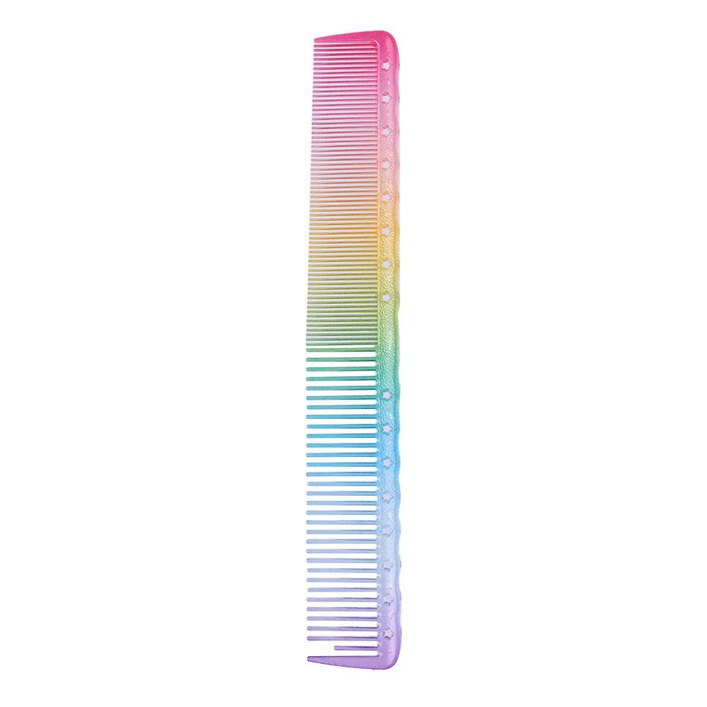 Anti-Statische Regenboog Kam Haarborstel Dubbele Hoofd Verstrikt Kam Hair Styling Tool