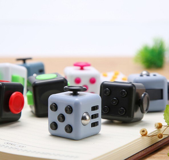 ZK22 Traditional Antistress Toy Gyro Adult Cube Toy Vinyl Desk Finger Toys Squeeze Fun Stress Reliever Antistress Toy