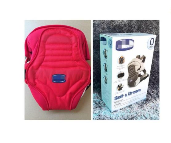 Babydelight-Bolsa de canguro para bebé, mochila portabebés, canguro, Canguru, frontal y trasero, invierno, 360: 1608 Red with Box