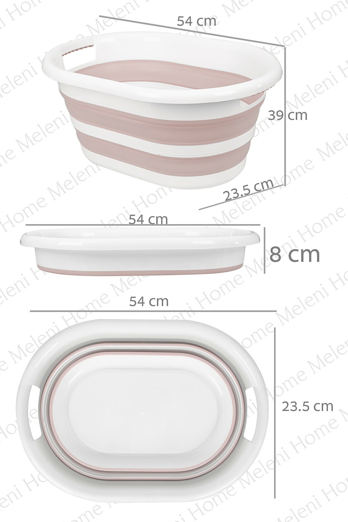 Set of 2 Collapsible Laundry Basket Collapsible Accordion Water Bucket Generation Cleaning Foldable Laundry Basket Silicone