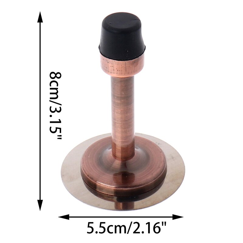 Zinc Alloy Rubber Holder Catch Home Fitting For Bedroom Home Door Stops Wall Mounted Door Stopper