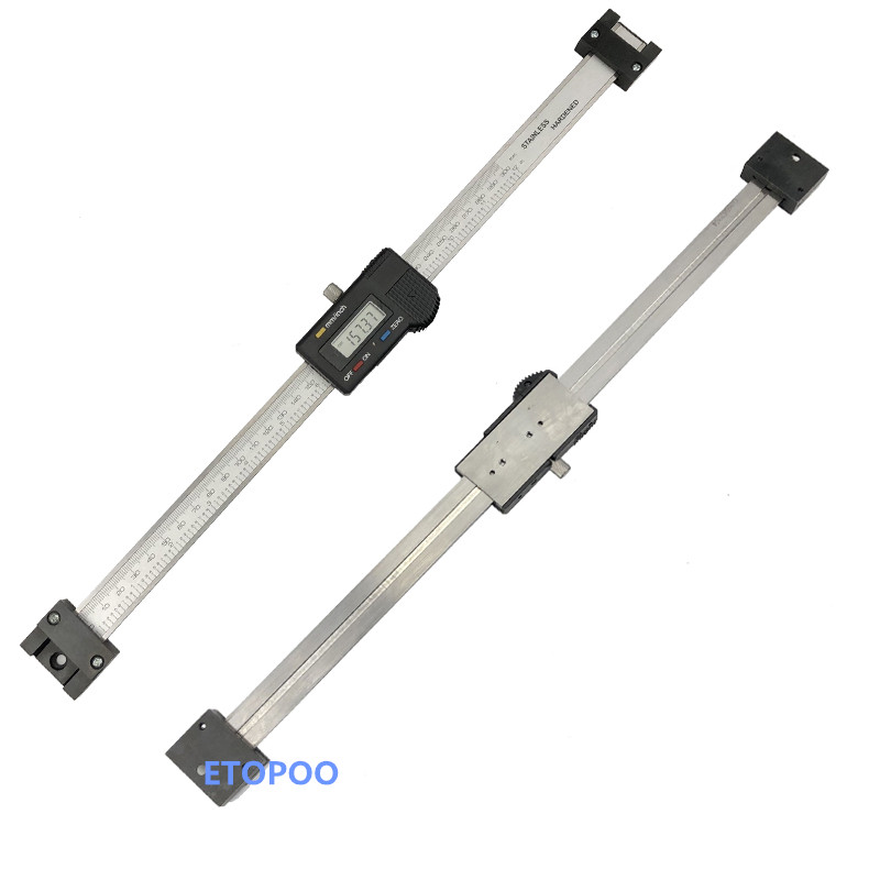 Digital Scale Unit Horizontal Type Stainless Steel LCD Display Inch/MM Machinist Tool 0-150mm 200mm 300mm Digital Linear Scales