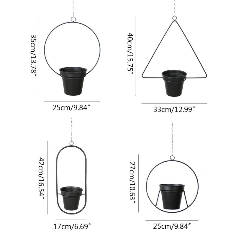 Zakład metalurgiczny wieszak łańcuch wiszący kosz kwiat roślina doniczkowa uchwyt ogród balkon kryty dekoracja zewnętrzna