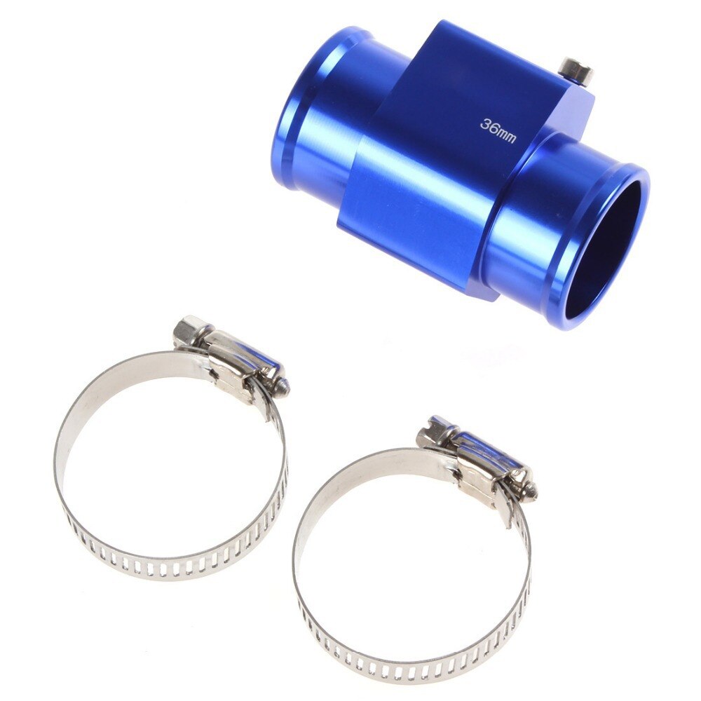 Aluminium 36mm Three-way( Tee ) Valve Adapter For 1/8" NPT Car Water Temperature Sensor Digital Gauge meter