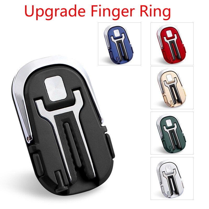 Upgrade Vinger Ring Voor Telefoon Auto Houder Beugel Air Vent Mount Stand Supporto Smartphone Auto Voor Samsung Iphone Houder