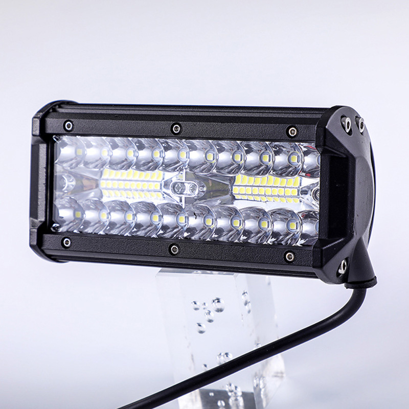 AUXTINGS 50 cm 20 inch 510W 4 rijen LED-lichtbalk LED-werklamp Spot- schijnwerper voor vrachtwagens Tractor 4X4 Boot Off Road Auto Fog Driving Lamp 12V 24V Waterdicht
