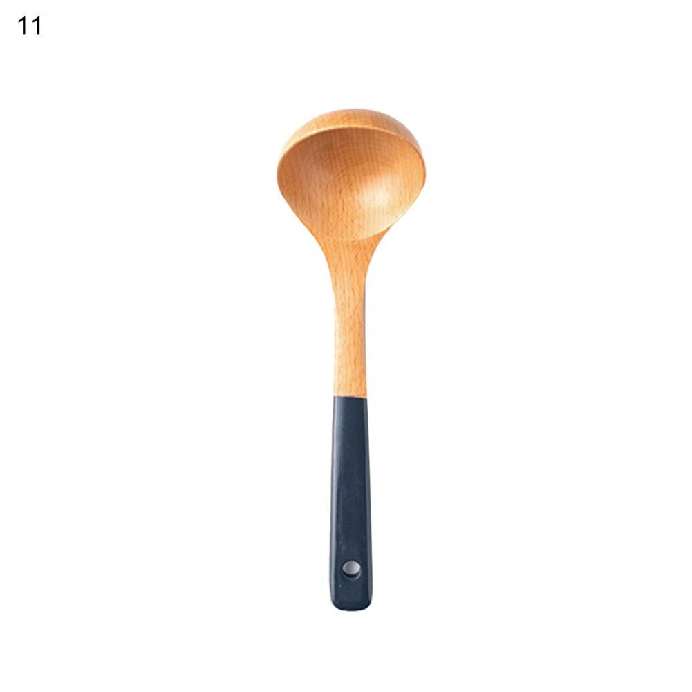 Soup Spoon Wood Cooking Spatula Portable Easy to Use Attractive Practical Ergonomic Cooking Shovel: 11