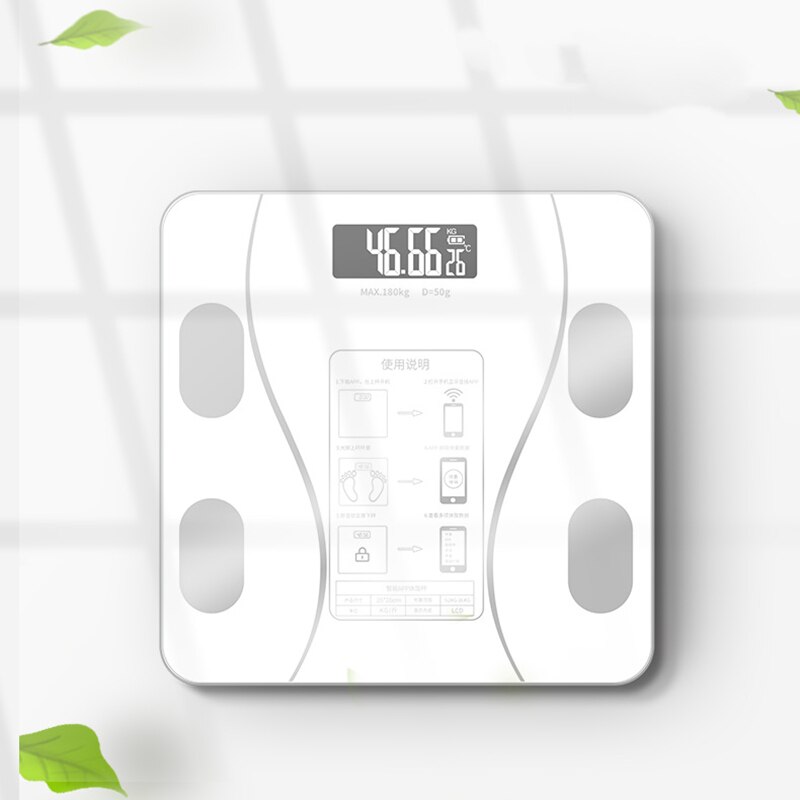 APP Bluetooth Body Fat Scale BMI Smart Wireless Digital Bathroom Weight Scale Body Composition Analyzer Electronic Scale