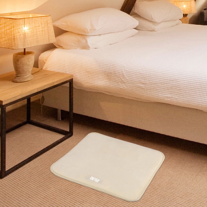 Stand On Pressure Sensitive Battery Smart Alarm Clock Mat Bedroom Anti-Slip Wear-Resisting Soft Mat Student Lazy Alarm Bell