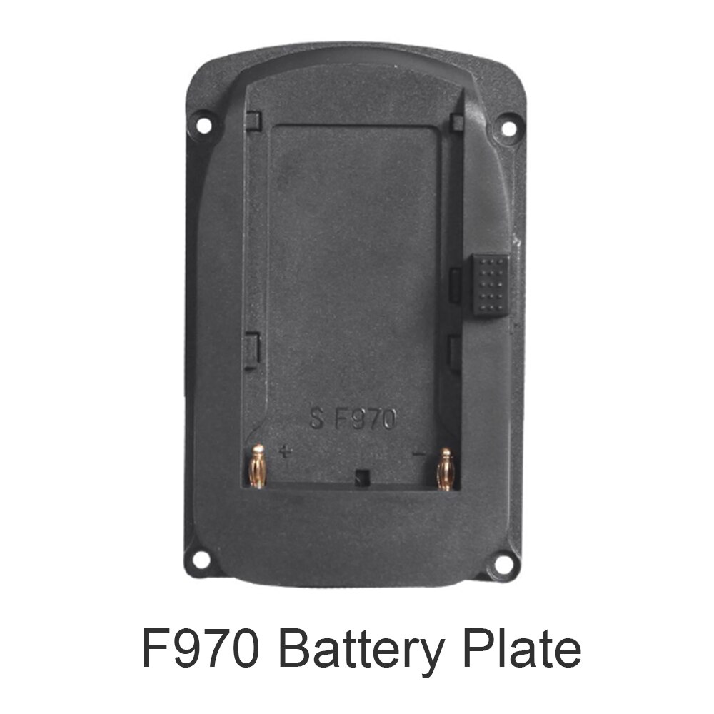 Battery Plate for Feelworld DSLR Camera Field Monitor F570 T7 T756 FW703 FW279S FW760 FW759 FW1018SPV1 FW450 S450-M A737 Etc: F970 Battery Plate