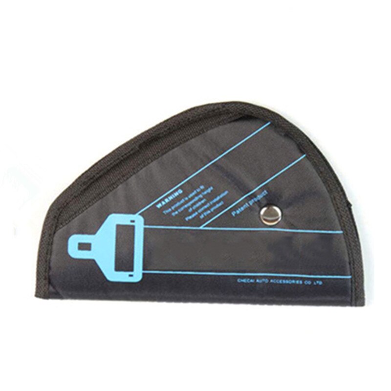 1pcs Car Safe Fit Seat Belt Adjuster Car Safety Belt Adjust Device Triangle Baby Child Protection Baby Safety For Baby: Black