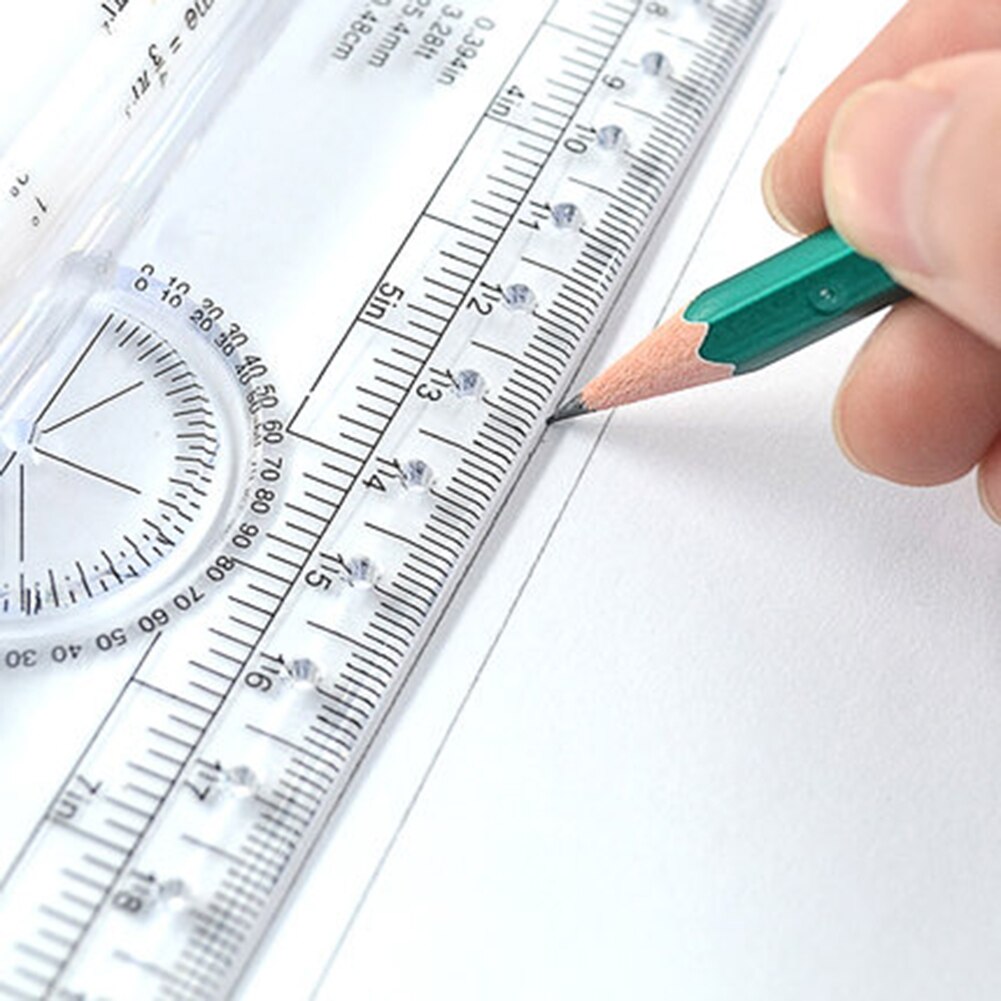 Règle à rouleau à Angle Chiban parallèle, pousseur à roulettes de 30cm, pour dessin, pour étudiants, papeterie de bureau