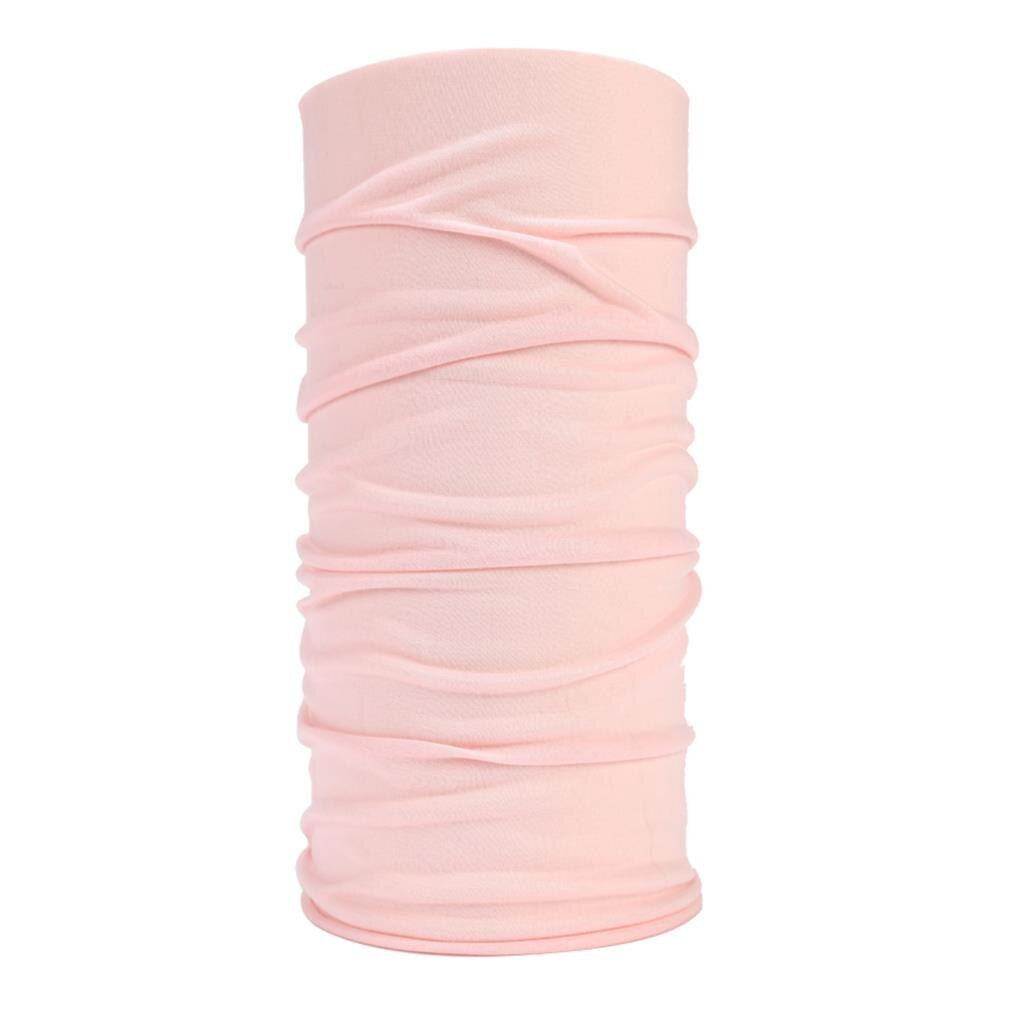 Turban d&#39;extérieur unisexe à séchage rapide, masque respirant multifonction, bandeau de protection faciale, cyclisme, sport: Rose