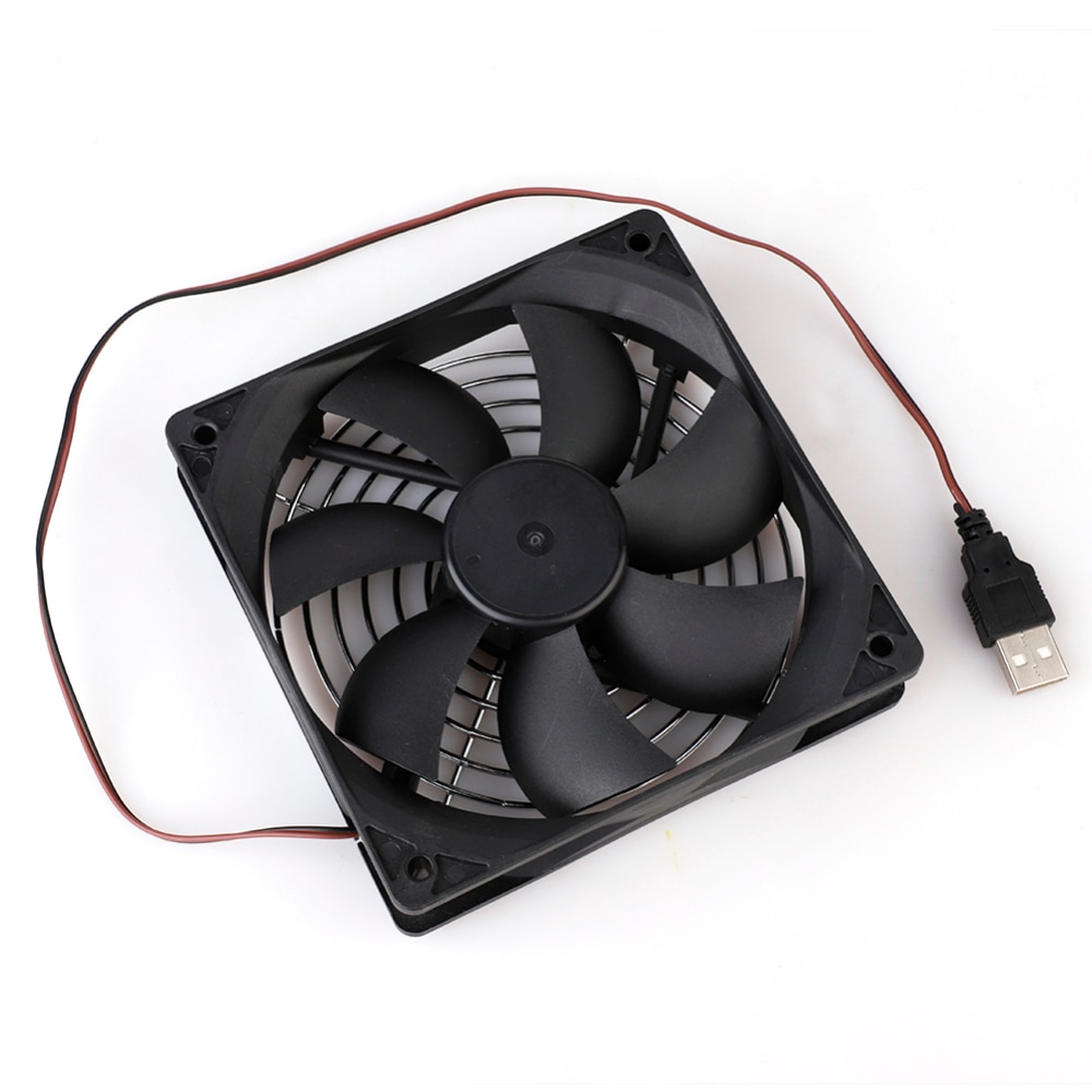 Koelventilator 80*80Mm Computer Pc 120Mm Fan Tv Box Draadloze Router Koeling Usb 5V Kabel interface Huisdier Doos Laptops Heatsink Cooler