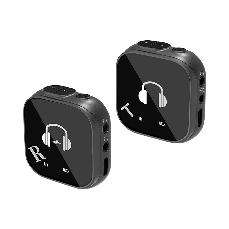 Système de surveillance intra-auriculaire sans fil 5.8G, système émetteur-récepteur, système IEM sans fil avec émetteur-récepteur, appairage automatique: Default Title