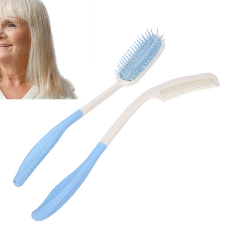 Brosse à cheveux Extra longue pour personnes âgées, peigne à Long manche, coussin d'air, pour personnes handicapées, aide, fournitures de soins de santé