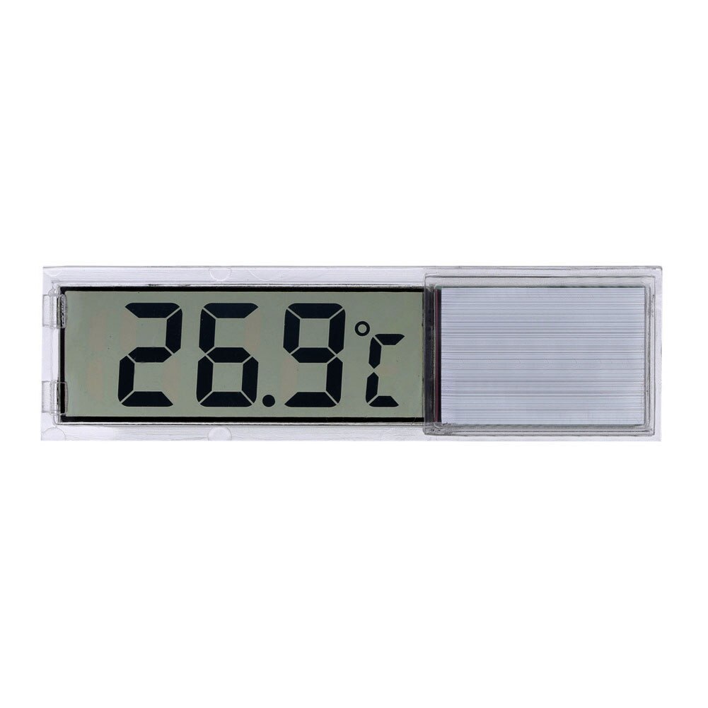 Plast metal 3d digital akvarium akvarietermometer kablet elektronisk temperatur temp gauge måler værktøj