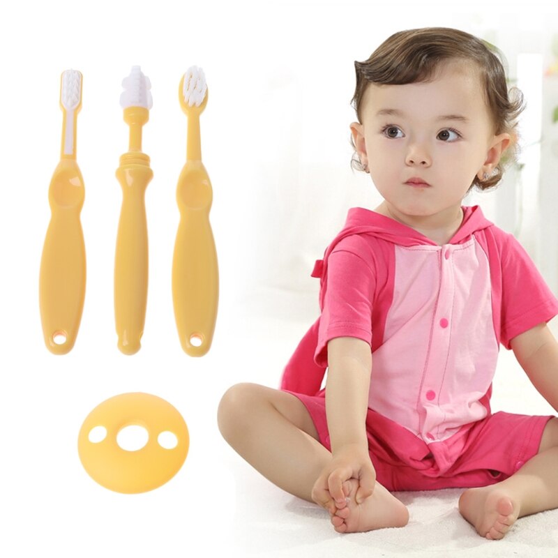 3 Stks/set Van Baby Tandenborstel Tandjes Training Soft Dental Care Massage Kid Oral-M15