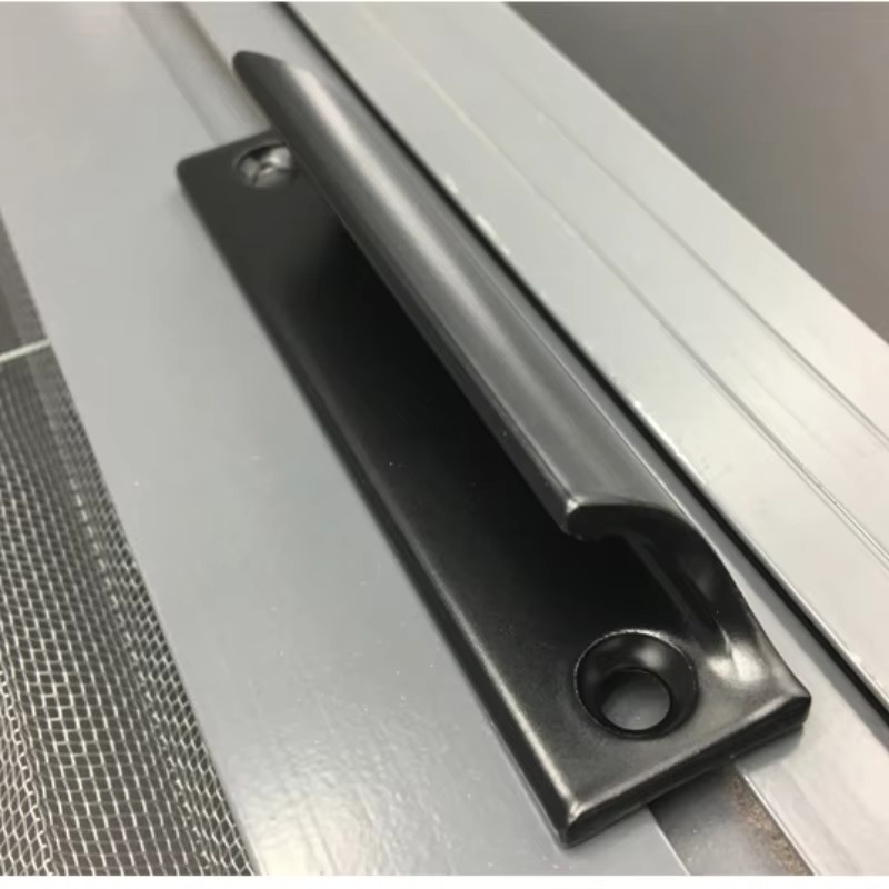 Aluminiumslegering dørhåndtak push-pull balkong gate vindu trekker knott møbler