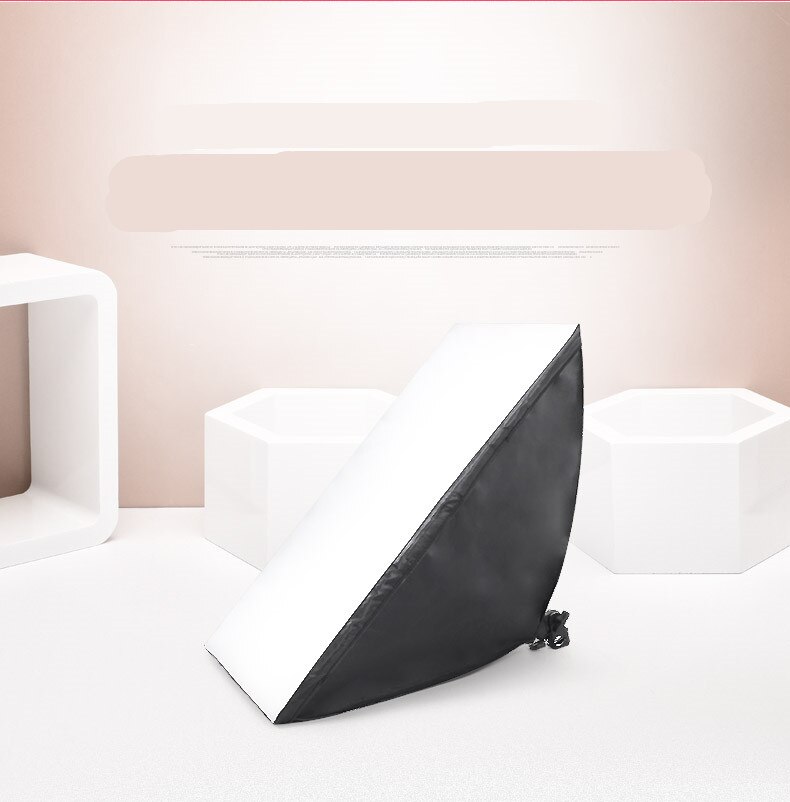 Softbox-conector portalámparas E27, paño suave para iluminación de estudio de fotografía, equipo fotográfico, soporte de luz de 2m, cd50 Y 50x70cm