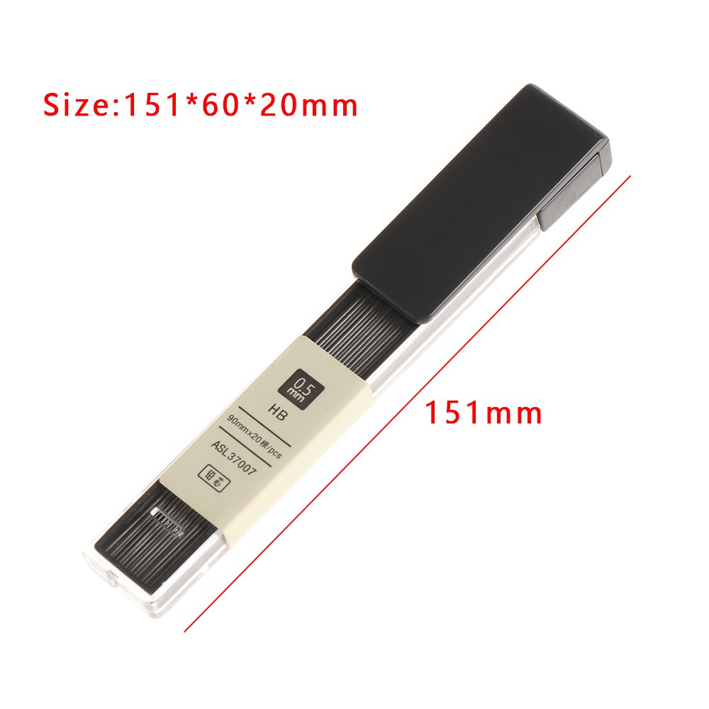 1PC Eenvoudige Vulpotlood Lood 0.5mm HB Potlood Staaf Automatische Potlood Vulling Schrijven Tool School Briefpapier Potlood refill