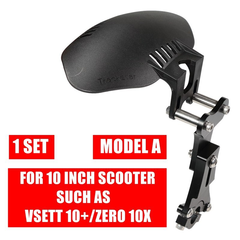 Universele Verbeterde Verstelbare Spatbord Voor Vsett 10 + 11 + Nul 10X 11X Kaabo Mantis 10 Inch Elektrische Scooter Spatbord wiel Cover: MODEL A