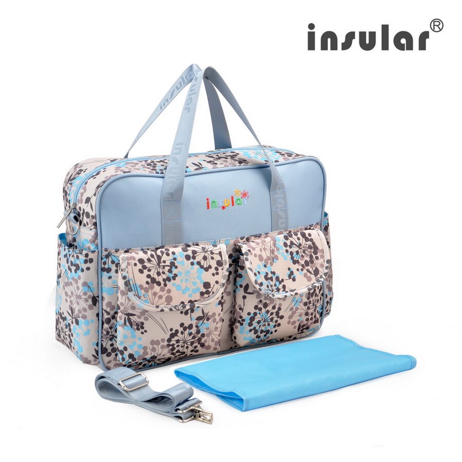 Waterproof Nappy Bag 210D Nylon Baby Diaper Bag Multipurpose Mommy Changing Bag: Classic Dandelion