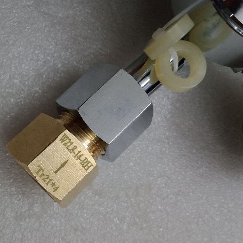 Home Brew Beer Gas Line Assembly, 5/16 inch PVC Gas Carbonation Hose