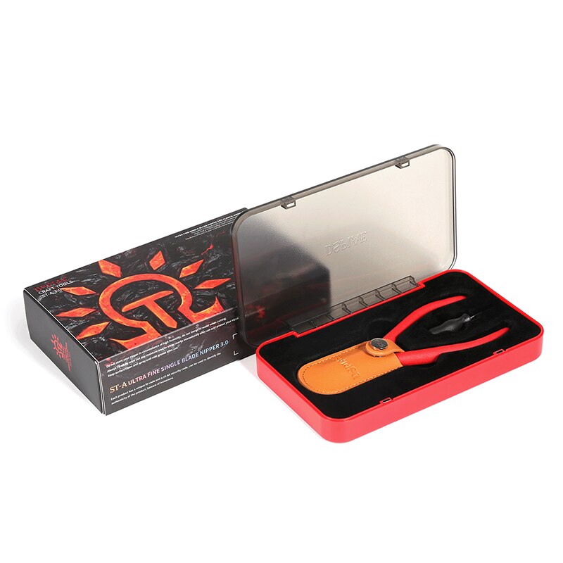DSPIAE ST-A Single Blade Nipper 3.0 Hand Tools Pliers Multifunctional Bent Non-Scale Long Nose For Electrical Parts Red