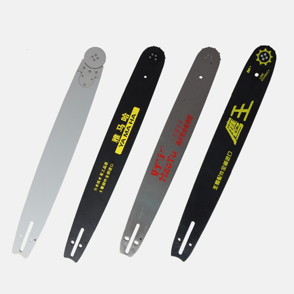 1pc Gasoline saw guide plate chain plate chainsaw fittings 16 18 20 inch titanium alloy guide plate electric chain saw