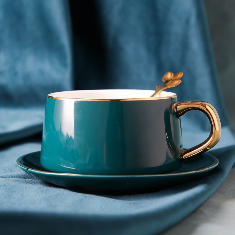 Pair of ceramic coffee cups and saucers, set of single european mugs, cups with spoons and lids, espresso cups, espresso cups, tazas: D